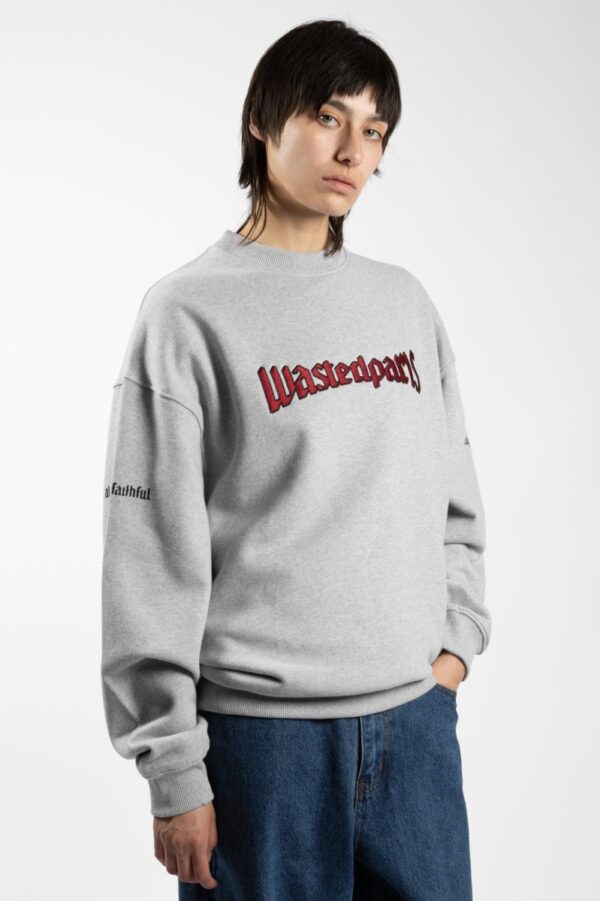 WASTED PARIS United Crewneck Ash Grey