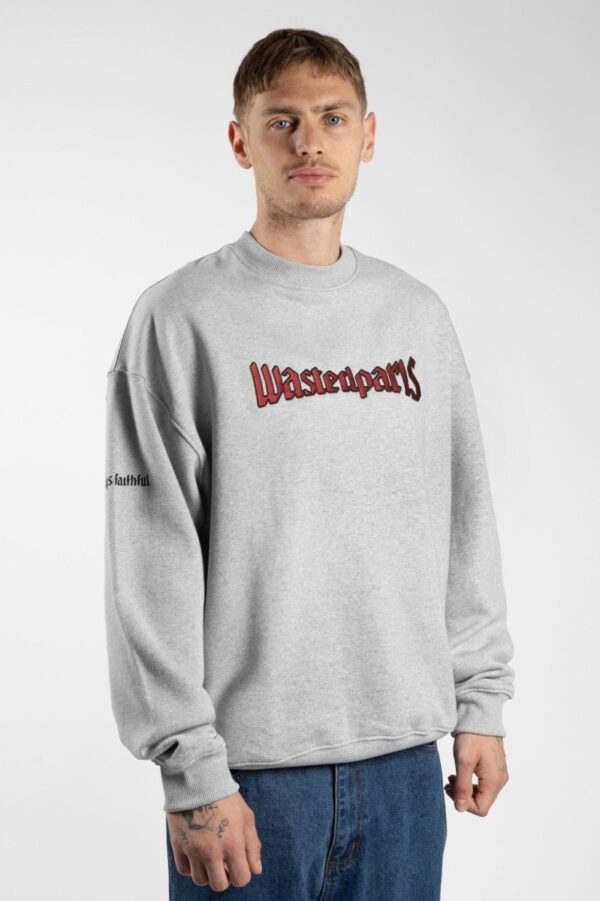 WASTED PARIS United Crewneck Ash Grey