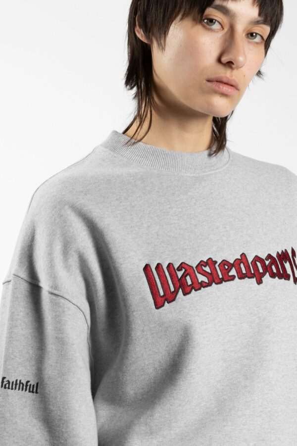 WASTED PARIS United Crewneck Ash Grey