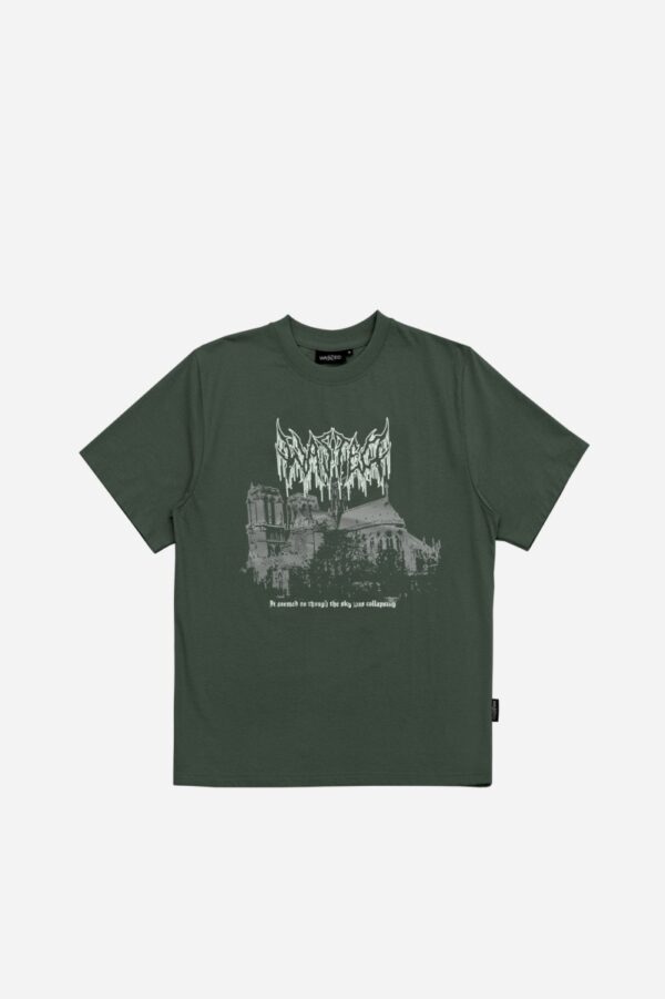 WASTED PARIS Vault T-Shirt Granite Green