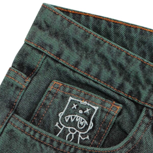 KEEP IT CLEAN LOOSE PANT PETROL OVERDYE