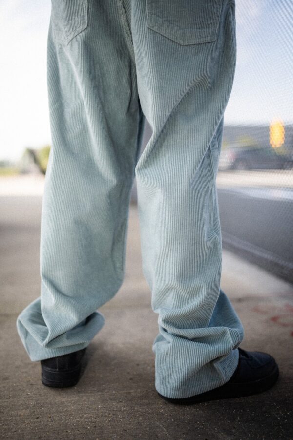 KEEP IT CLEAN LOOSE PANT CORDUROY AQUA MINT