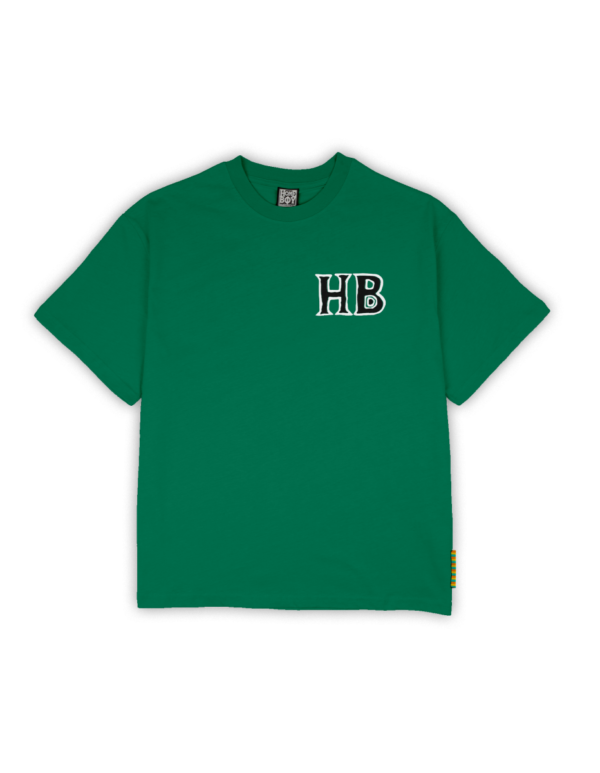 HOME BOY WAVY NAPPO TEE BOTTLE GREEN