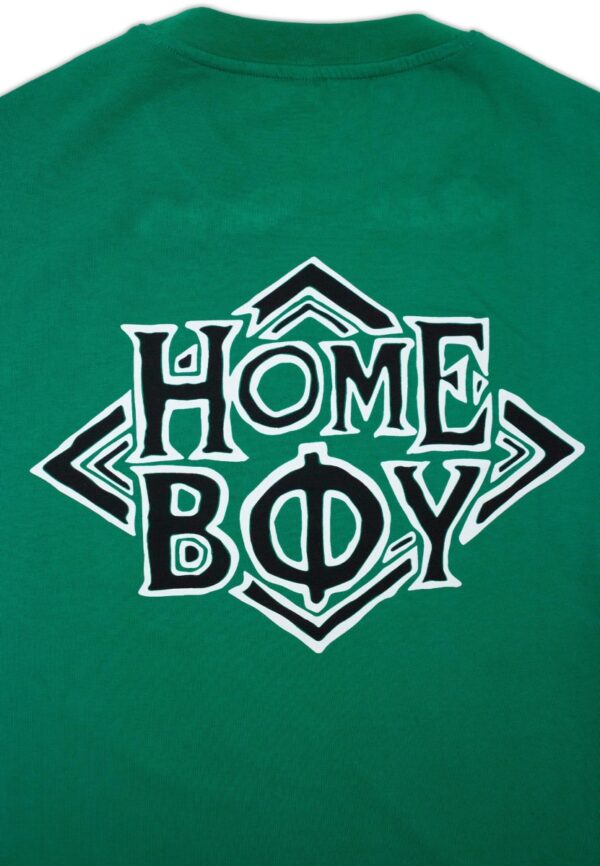 HOME BOY WAVY NAPPO TEE BOTTLE GREEN