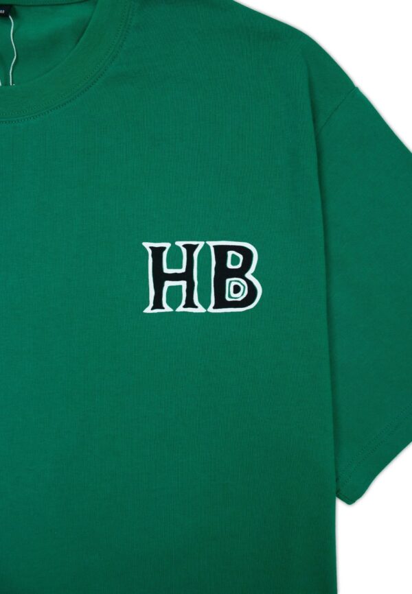 HOME BOY WAVY NAPPO TEE BOTTLE GREEN