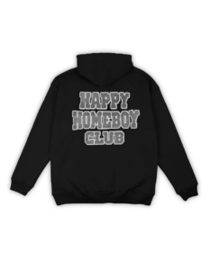 HOME BOY HAPPY HOMEBOY CLUB HOOD BLACK