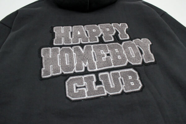 HOME BOY HAPPY HOMEBOY CLUB HOOD BLACK