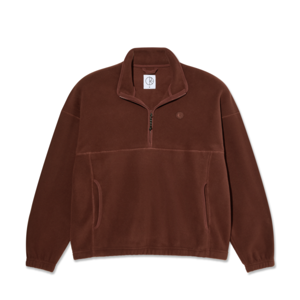 POLAR IVAN HALFZIP SWEATER WINE