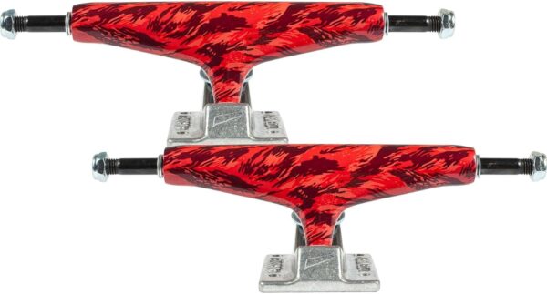 TENSOR Skateboard Trucks Aluminum Camo Red/Raw 5.5 (8.25'' Axle)