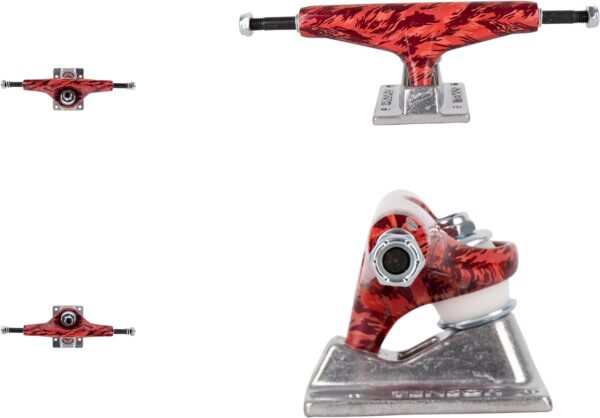 TENSOR Skateboard Trucks Aluminum Camo Red/Raw 5.5 (8.25'' Axle)