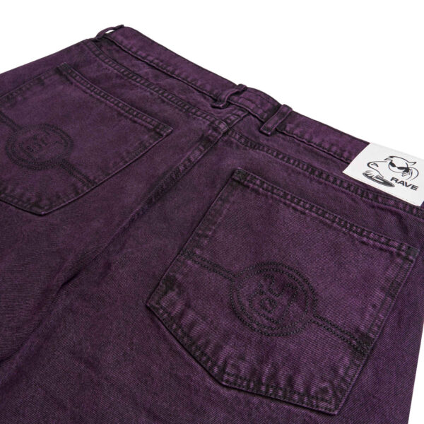 rave skateboards TRES GROS DENIM (purple acid washed)