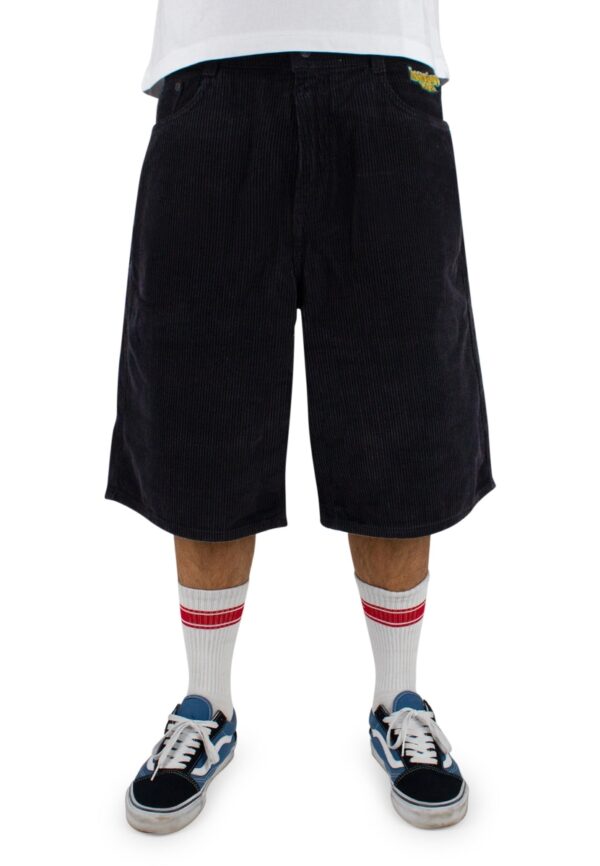 home boy X-TRA MONSTER GOTHIC CORD SHORTS (black)