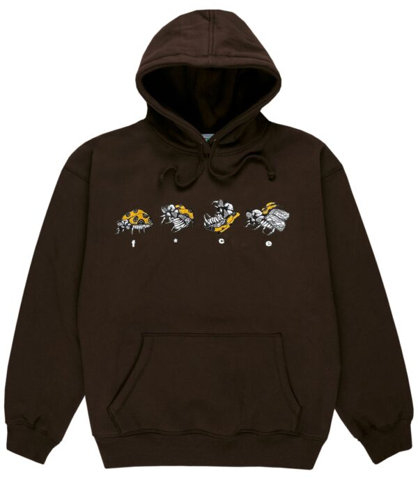 F*CE SAMOR BUG HOODIE BROWN