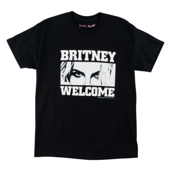 WELCOME X BRITNEY SPEARS TILL THE WORLD ENDS T-SHIRT BLACK