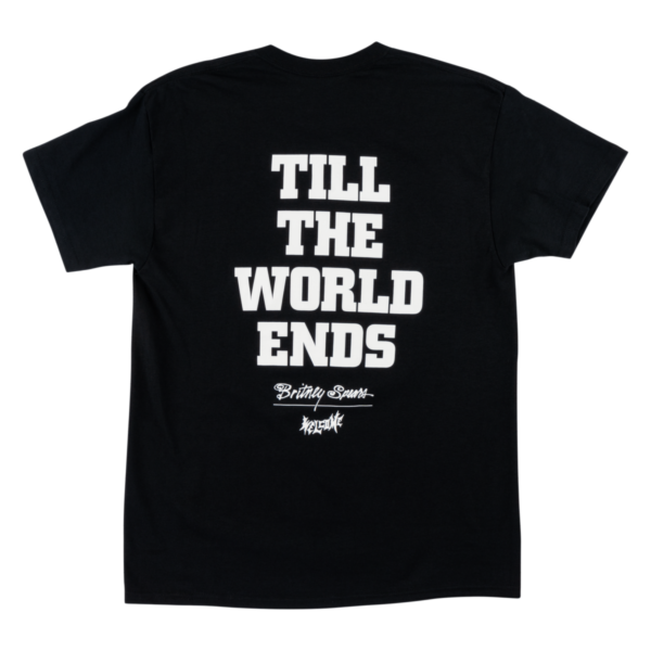 WELCOME X BRITNEY SPEARS TILL THE WORLD ENDS T-SHIRT BLACK