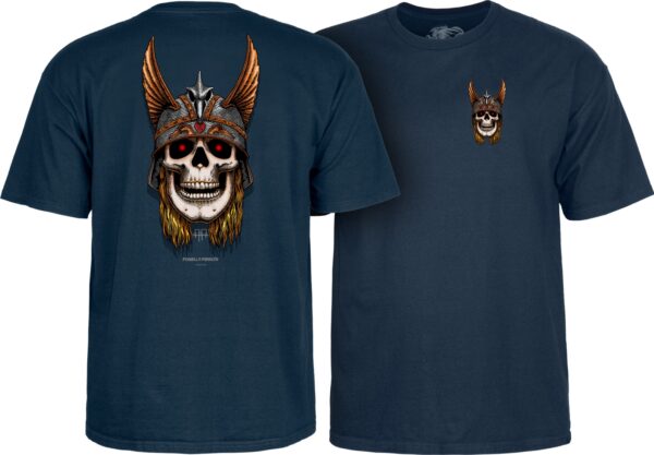 Powell Peralta ANDY ANDERSON SKULL T-SHIRT NAVY