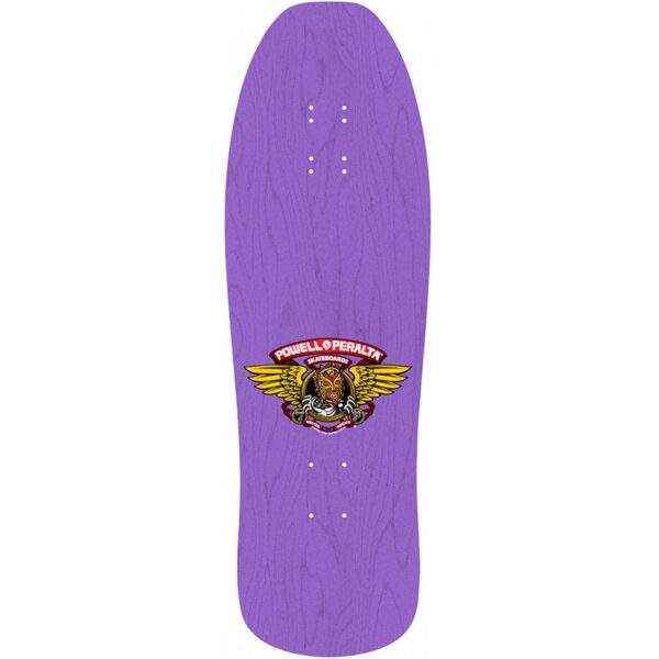 POWELL PERALTA NICKY GUERRERO MASK SKATEBOARD DECK PURPLE 10"