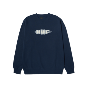 HUF QUALITY CREWNECK SWEATSHIRT NIGHTSHADE