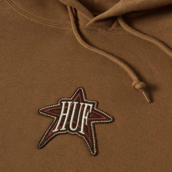 HUF INTERGALACTIC PULLOVER HOODIE mud