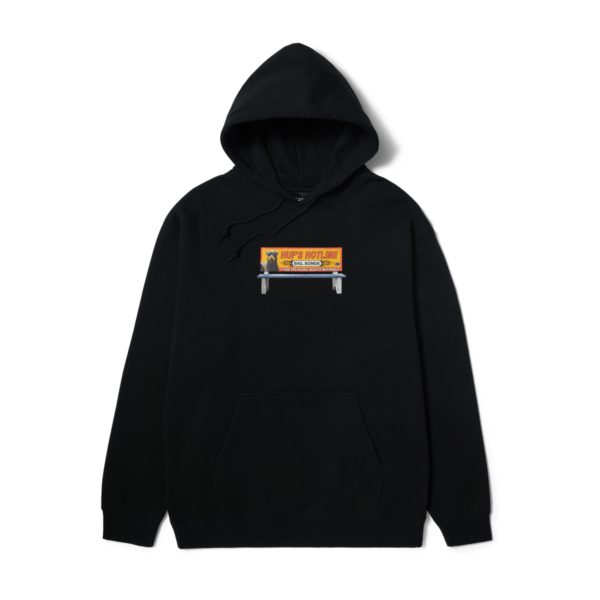 HUF BAIL BONDS PULLOVER HOODIE black