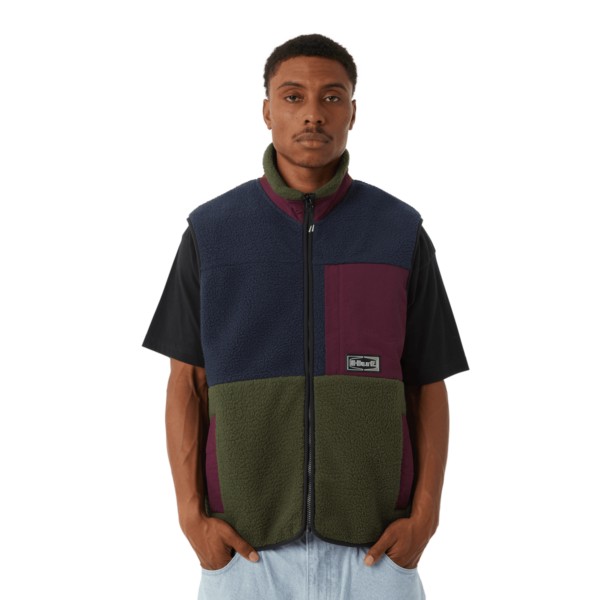 HUF SONOMA HIGH PILE VEST multi