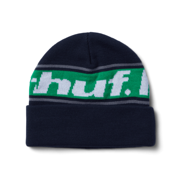 HUF CONTINUAL CUFF BEANIE navy