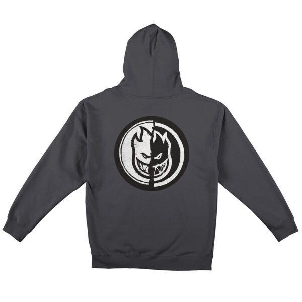 spitfire YIN YANG hoodie CHARCOAL 