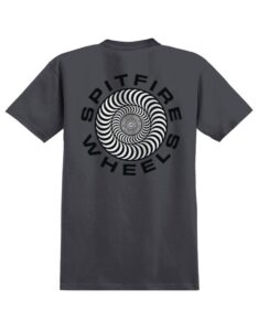 SPITFIRE CLASSIC '87 SWIRL FILL T-SHIRT CHARCOAL