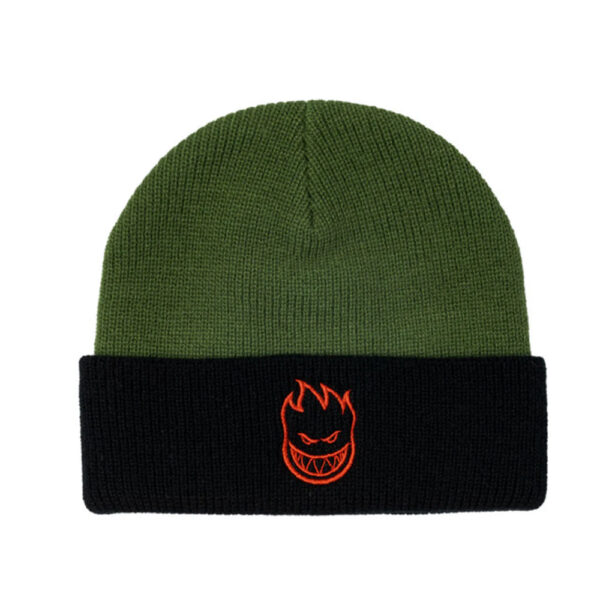 SPITFIRE BEANIE BIGHEAD CUFF OLIVE