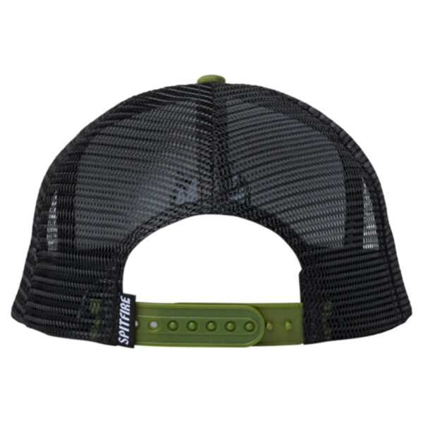 SPITFIRE Bighead SNAPBACK TRUCKER HAT OLIVE BLACK OS