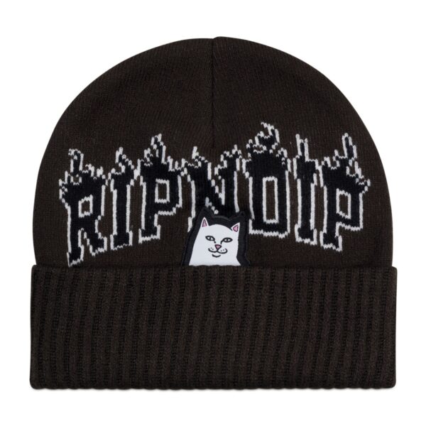 Ripndip Lord Nermal Fire Spirit Beanie Black OS