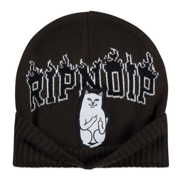 Ripndip Lord Nermal Fire Spirit Beanie Black OS