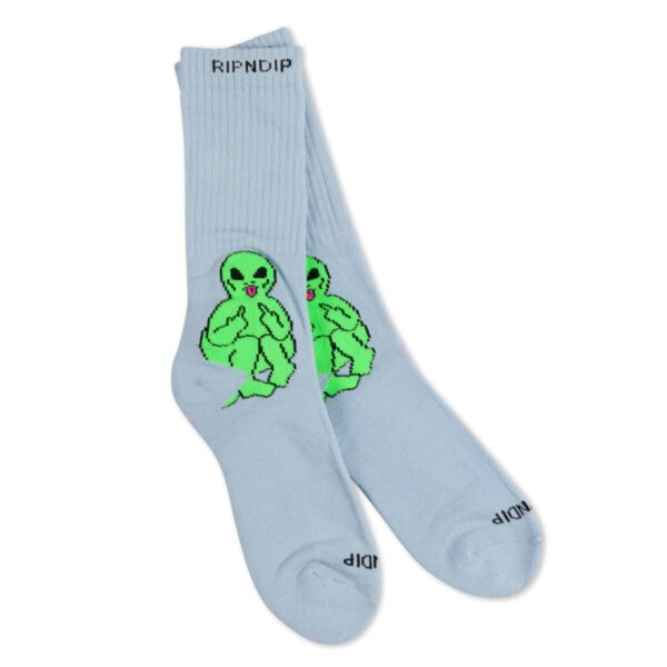 Ripndip Lord Alien Socks Light Slate Os