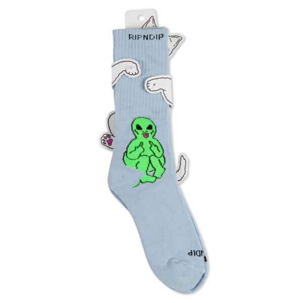 Ripndip Lord Alien Socks Light Slate Os