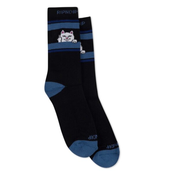 Ripndip Peeking Nermal Socks Black/Slate OS