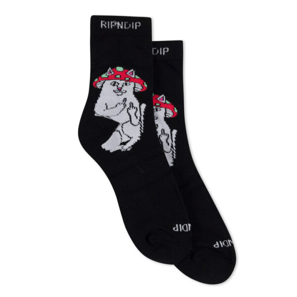 Ripndip Lord Shroomy Mid Socks Black OS