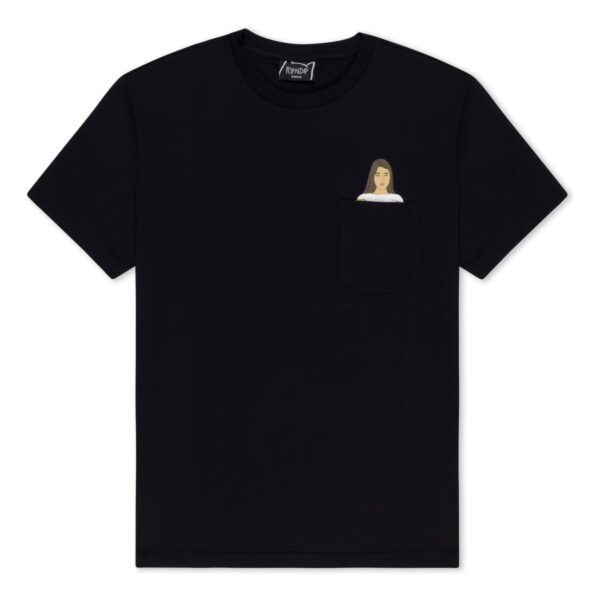 Ripndip Flashing Kittys Pocket T-Shirt Black