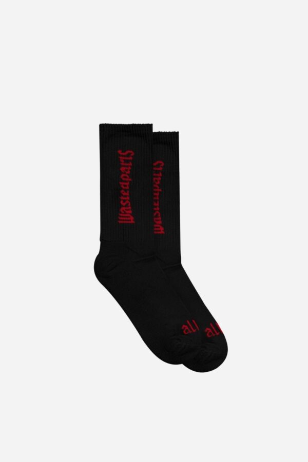 Wasted Paris United Socks BlackWhite