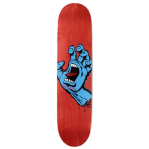 Santa Cruz screaming hand skateboard deck 8"