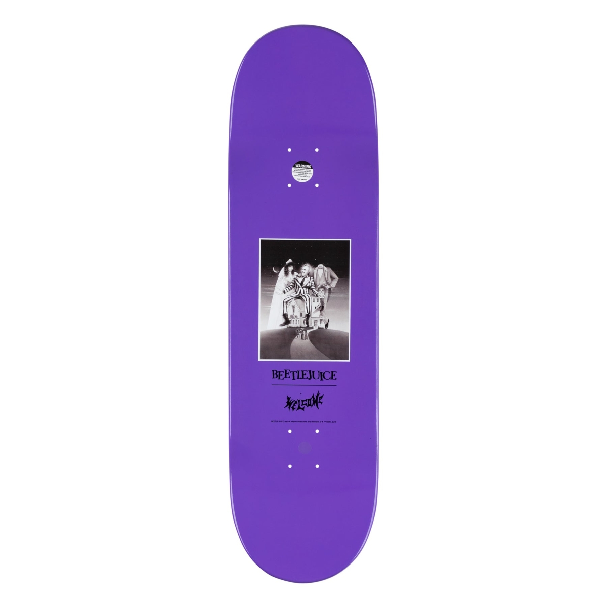 WELCOME x BEETLEJUICE SHOWTIME ON POPSICLE BLACK PURPLE DIP 9"