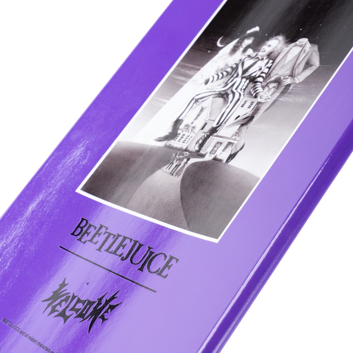 WELCOME x BEETLEJUICE SHOWTIME ON POPSICLE BLACK PURPLE DIP 9"