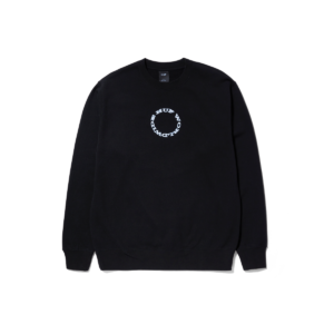 HUF HARD NOTE CREWNECK SWEATSHIRT Black