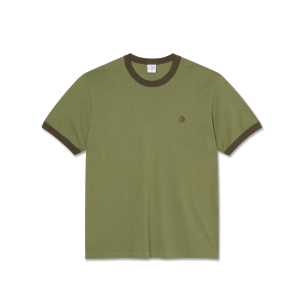 POLAR RINGER T-SHIRT ARMY GREEN BROWN