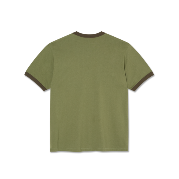 POLAR RINGER T-SHIRT ARMY GREEN BROWN