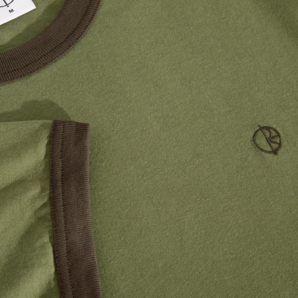 POLAR RINGER T-SHIRT ARMY GREEN BROWN