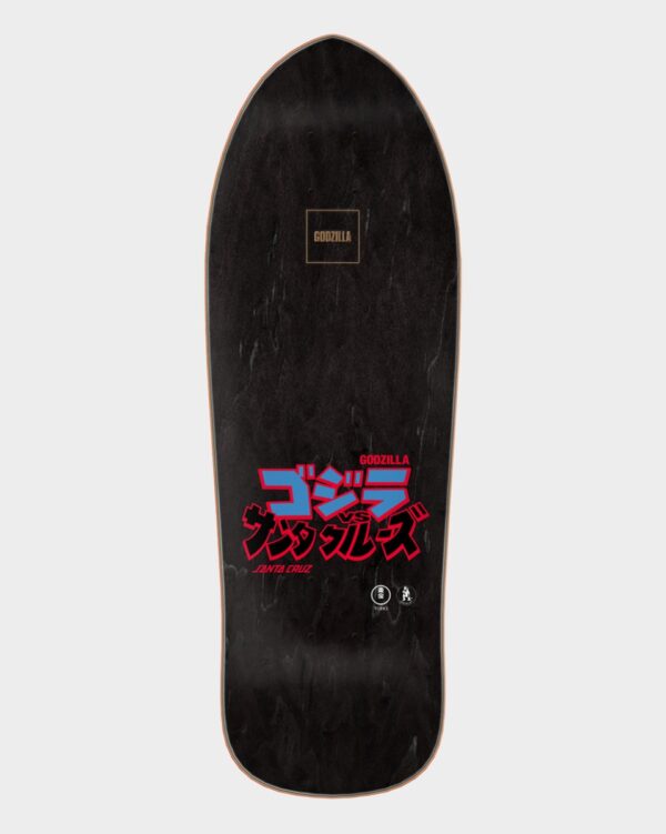 Santa Cruz X Godzilla Jr. Natas Skateboard Deck 9.89in x 29.82"
