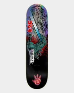 Santa Cruz X Godzilla O’Brien Reaper Skateboard Deck 8.25in x 31.80"