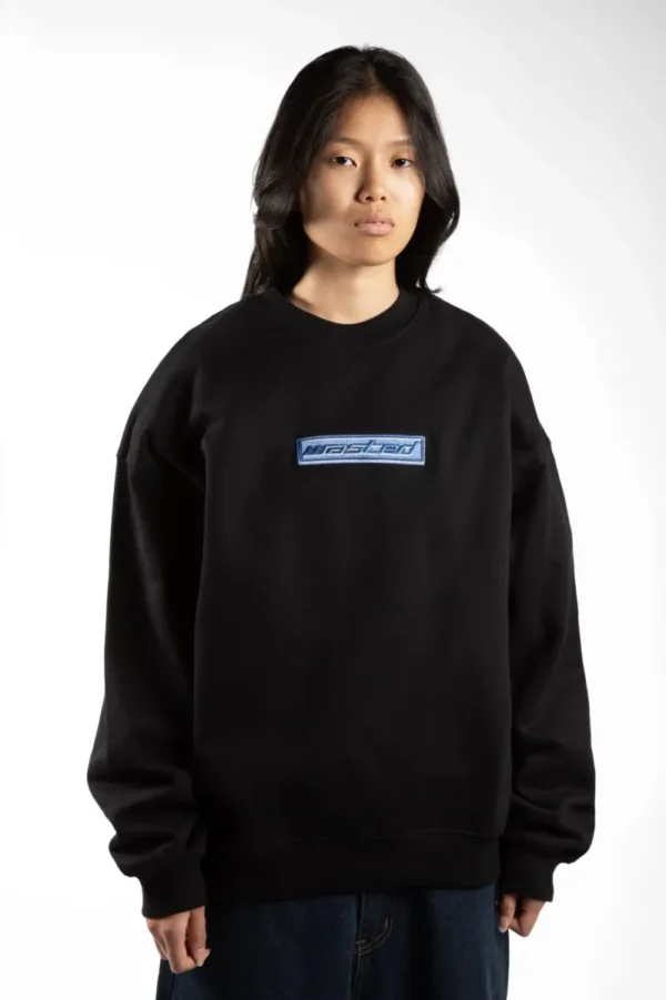 WASTED PARIS CREWNECK PULSE BLACK