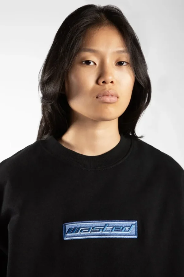 WASTED PARIS CREWNECK PULSE BLACK