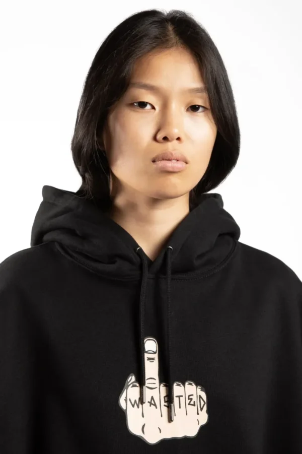 WASTED PARIS HOODIE MIDDLE BLACK